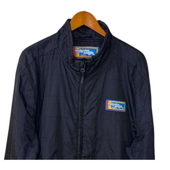 Vintage Malcolm Smith Jacket Men 3X Black Nylon Retro MSR Racing Sport Drive - Picture 2 of 8